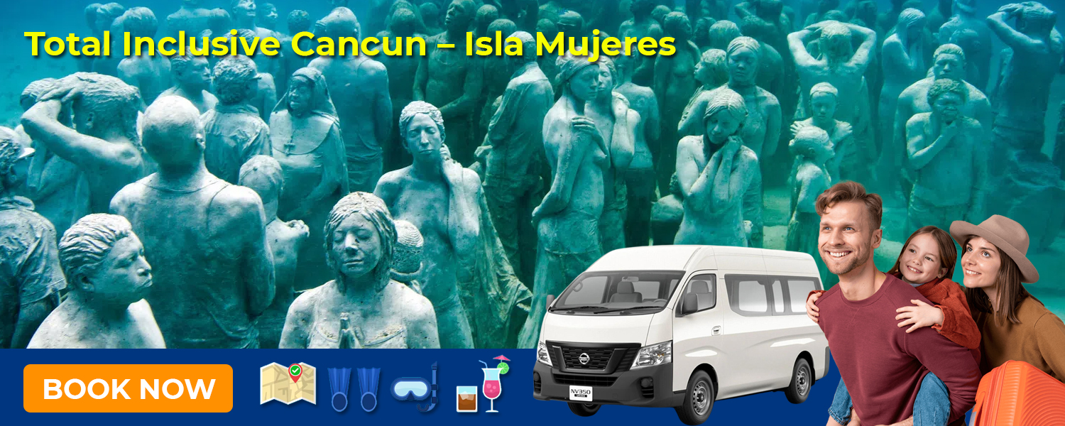 Total Inclusive Cancun Isla Mujeres with Transportation